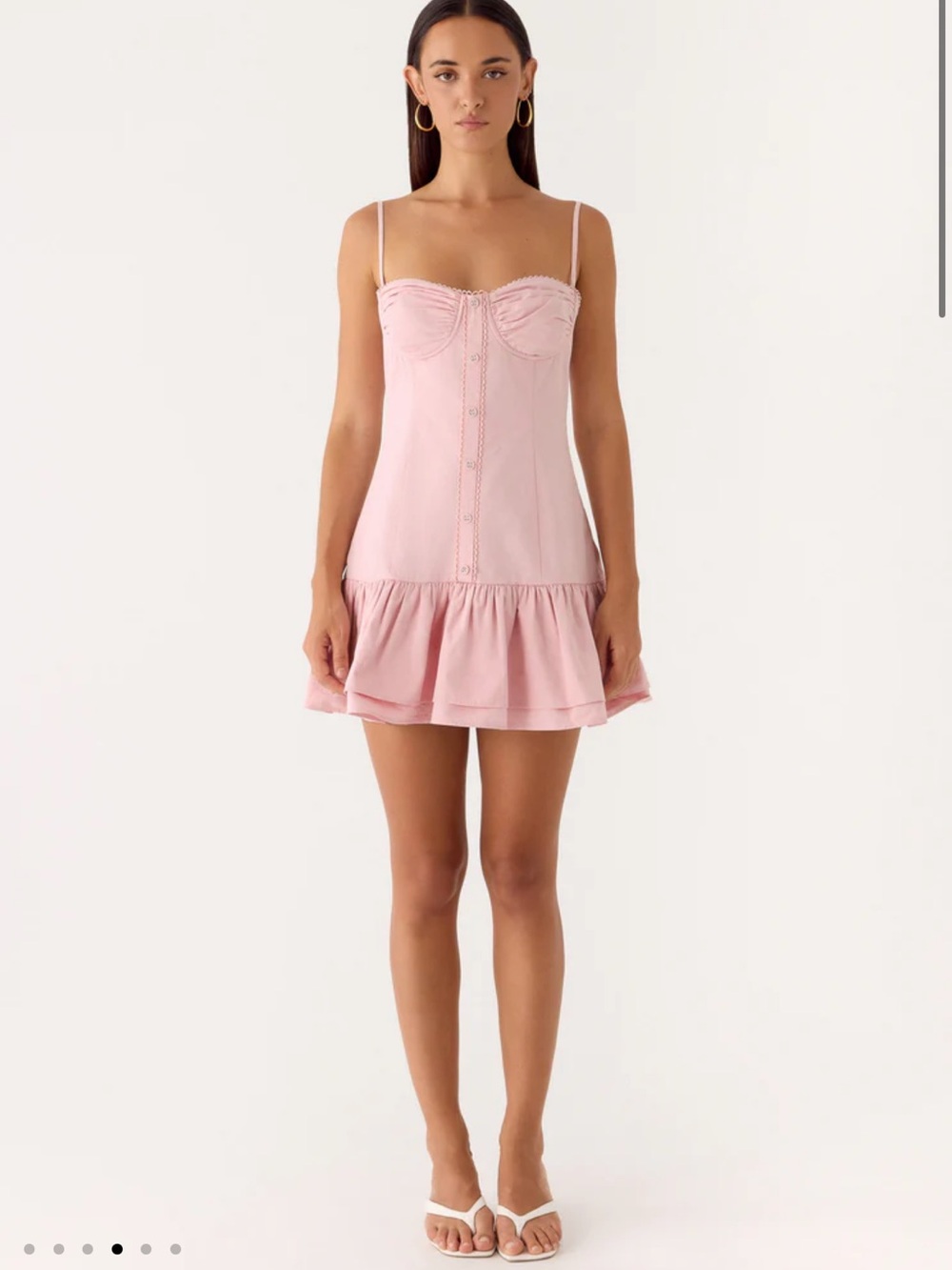 NEW - peppermayo Loulette Mini Dress - Pink - Picture 3 of 10